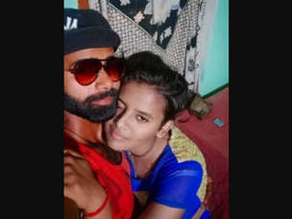 Indian auntie masturbates and cries out about her breasts