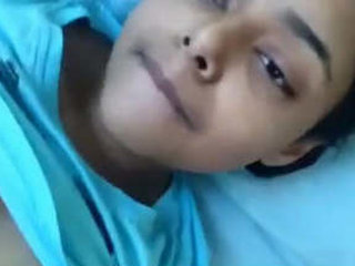 Horny girl masturbates and cums loudly in part 1