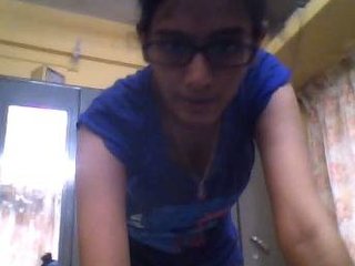 Nude selfie of Indian college student in full strip