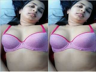 Exclusive video of a hot wife with visible boobs in part 2