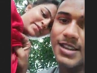 Outdoor fun with a desi lover in a village setting