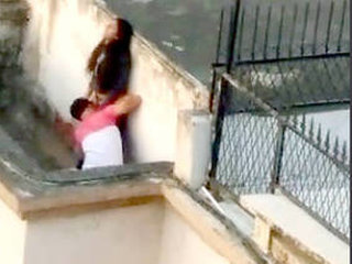 Desi lovers in a steamy spy romance video