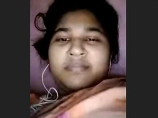 Rural Indian bhabi pleasures herself in front of the camera