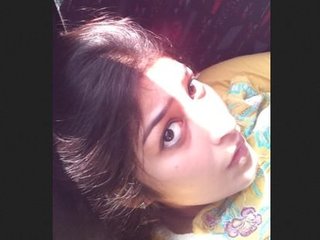 Cute Indian girl gives a blowjob to her partner