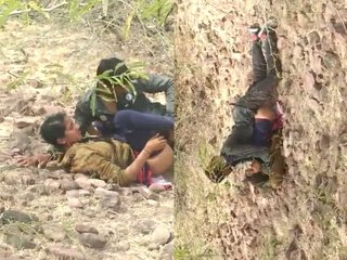 Desi MMS video features a village girl getting fucked in open by local guys