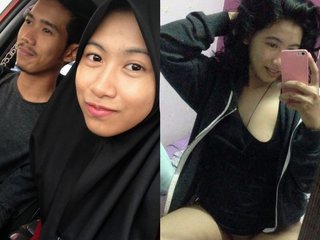 Hijabi girl from Indonesia in steamy part 2