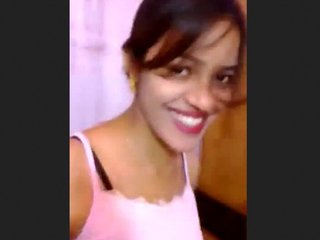 A stunning teenage girl gets caught on camera