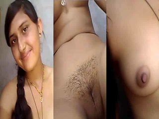 Live video of young girl's nude boobs and pussy on Dehati website