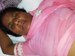 Aunty from Indian village has sex with young lover