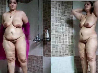 Morning shower with a sexy indo-serbian queen in the hot summer season