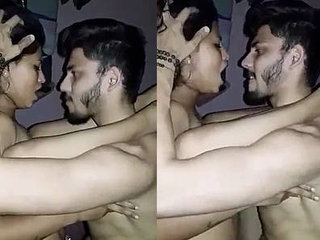 Desi couple indulges in steamy sex in a bedroom