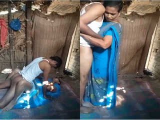 College girl gets naughty with her boyfriend in a Telugu video