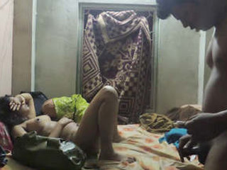 Married Indian couple having passionate sex