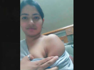 Beautiful Indian girl gives a blowjob in part 2 of the video