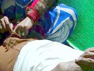 Mother-in-law gives son-in-law a rough ride in steamy video