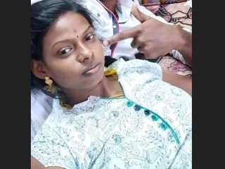 Tamil girl enjoys deep throating and anal penetration with moaning sounds