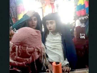 Pashto girls and shop owner engage in a steamy fucking session