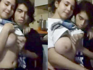 Siblings share intimate moments with each other in this video