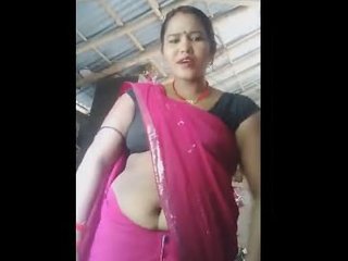 Bhabi flaunts her belly button in sexy shorts