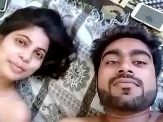 After a steamy session, a cute Indian babe indulges in self-love