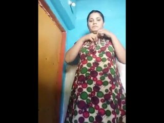 Naughty desi girl's sensual selfie in a rural setting