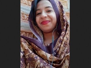 Watch a busty girl show off in a video call
