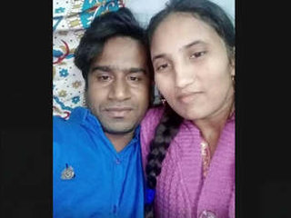 Delhi bhabhi and her husband share intimate moments on camera